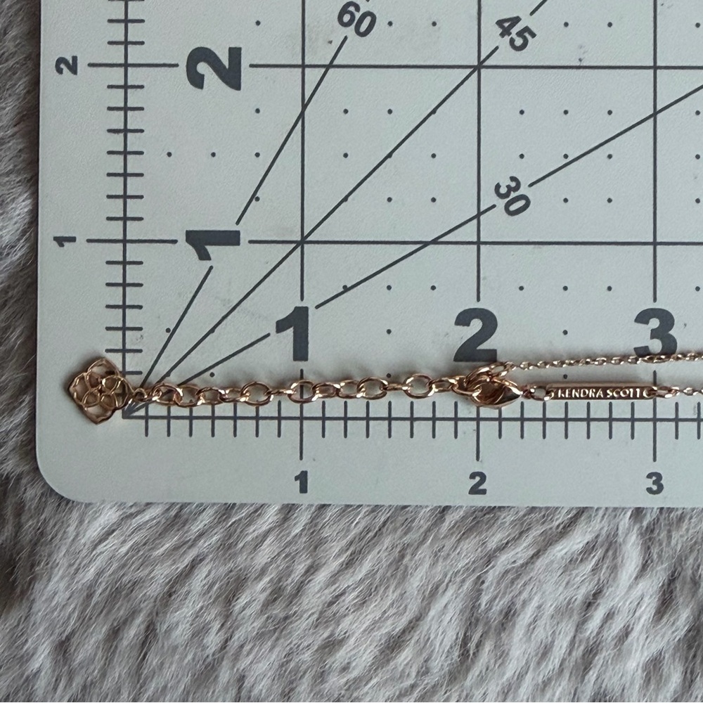 Kendra Scott | Whitley Rose Gold Layered Chain 16” + 2” Extender Necklace - Picture 4 of 17